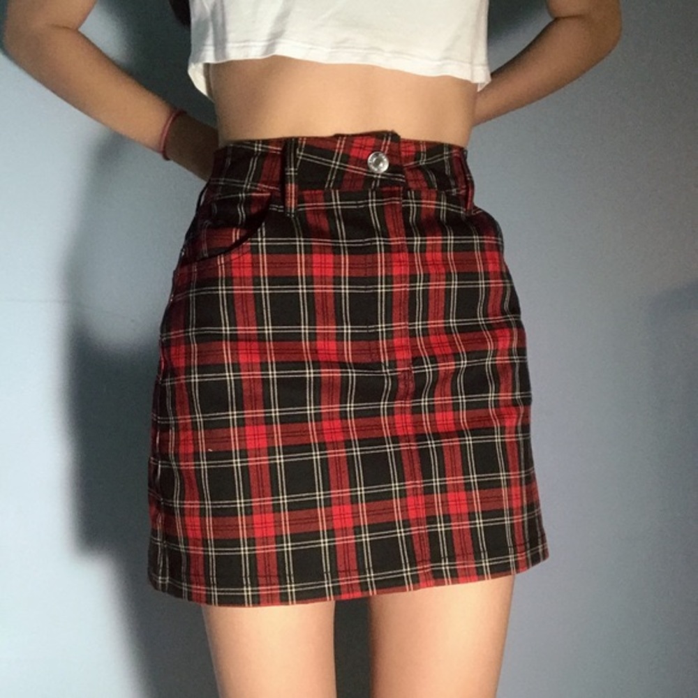 Plaid skirt